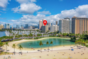 Newly Renovated Oceanfront Waikiki- Ilikai Marina
